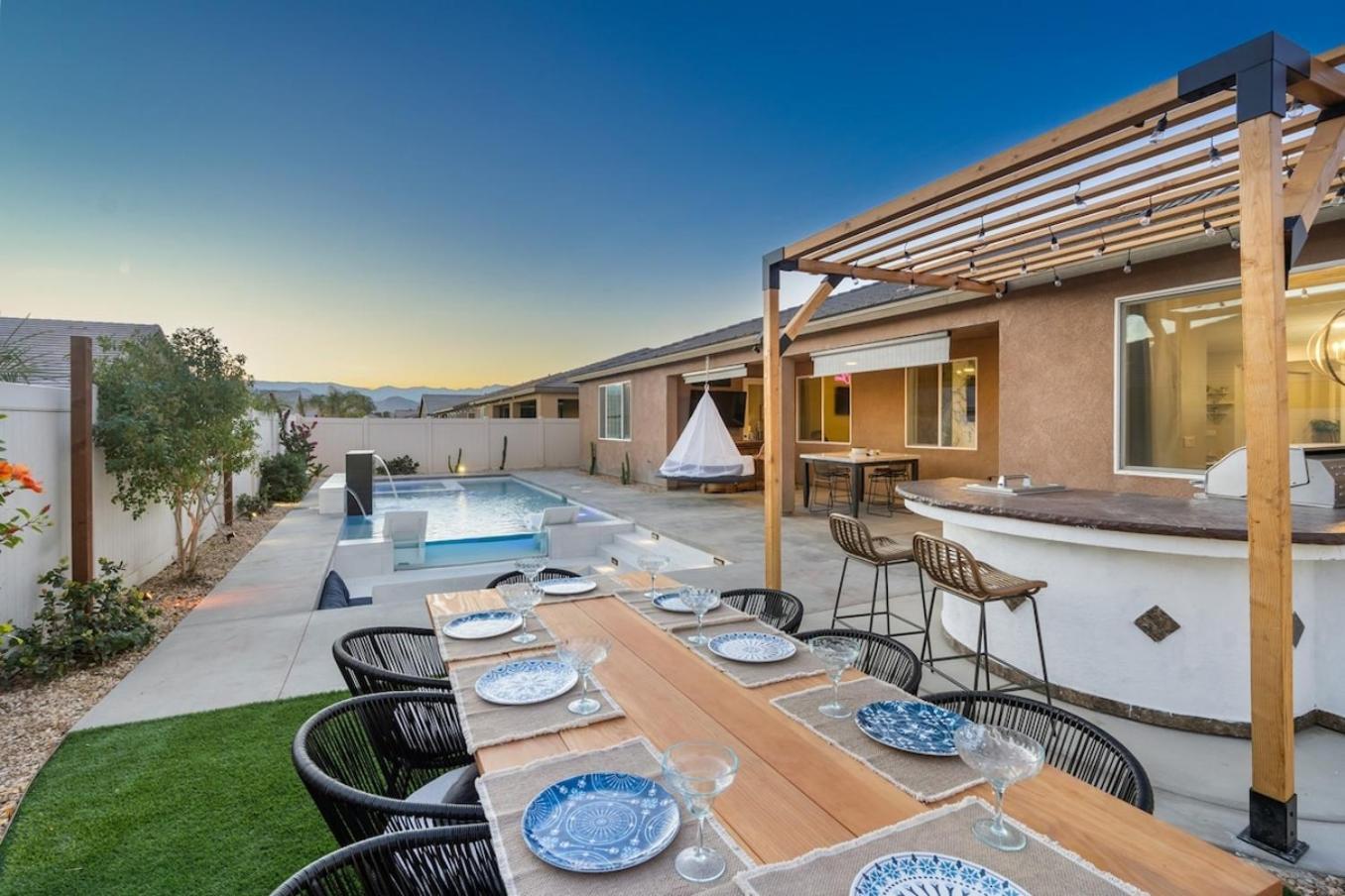 5Br3B Pool, 2Mi To Fstvals, Ev Chrgr, Gym, Games Villa Indio Dış mekan fotoğraf